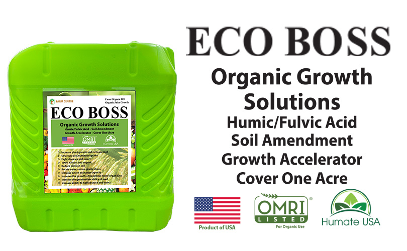 PHÂN BÓN HỮU CƠ NHẬP KHẨU TỪ MỸ ECO BOSS CAN XANH