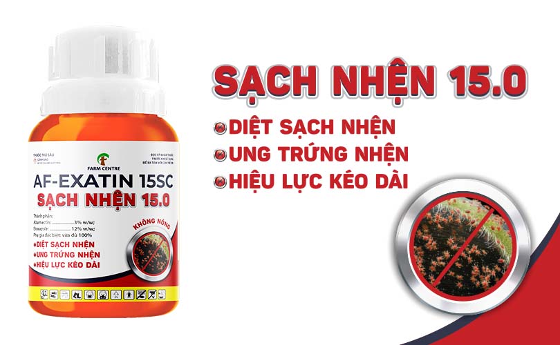 THUỐC TRỪ NHỆN SẠCH NHỆN 15.0