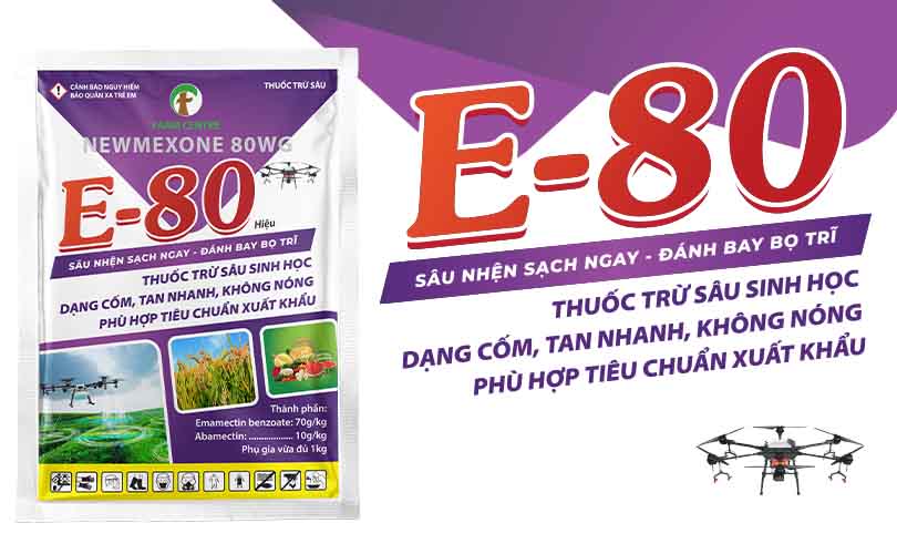 THUỐC TRỪ SÂU E-80 80WG