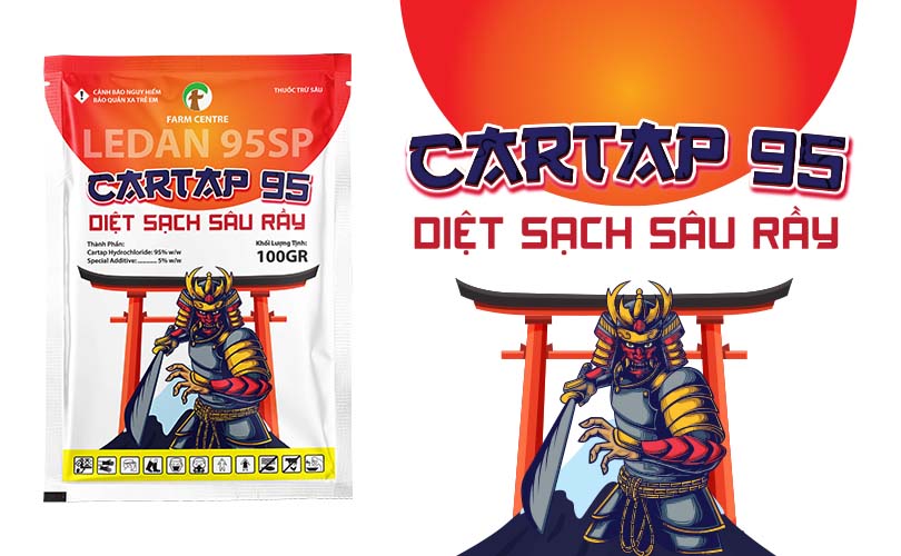 THUỐC TRỪ SÂU RẦY CARTAP 95