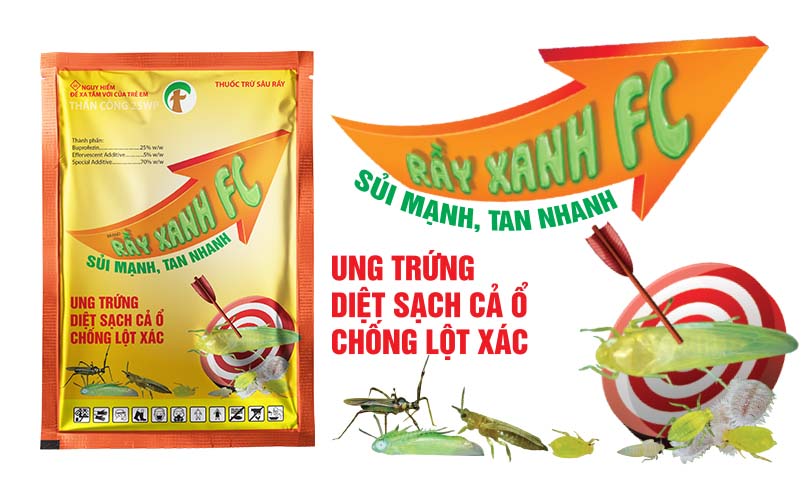 THUỐC TRỪ SÂU RẦY RẦY XANH FC